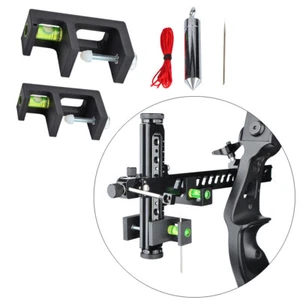 Archery Third Axis Sight Level Adjustment Target Recurve Compound Bow Hunting - Picture 1 of 12
