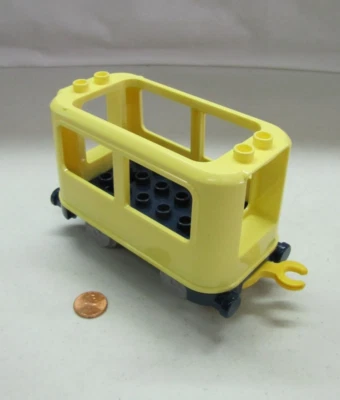 Lego Duplo Trem Carro de Passageiros #10428 Substituição Com Chassi Não Motorizado - Imagem 1 de 3