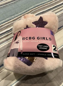 BCBG Girls Plush Hoodie & Legging Set Super Soft Size XS 5-6 - Picture 1 of 3
