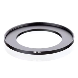 RISE(UK) 58mm-82mm 58-82 mm 58 to 82 Step Up Ring Filter Adapter black - Picture 1 of 3