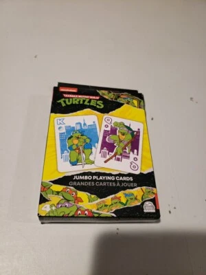 Juego de cartas Jumbo Tortugas Ninja 54 cartas baraja nuevo y precintado  Foto 1 de 2