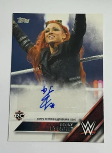 2016 Topps WWE Becky Lynch Bronze RC 45/99 Signed Autographed Card - Picture 1 of 8