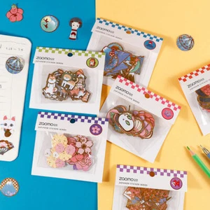 40pcs Stickers Pack Paper Lover Stationery Bullet Journal Japanese Diary Gift - Picture 1 of 16
