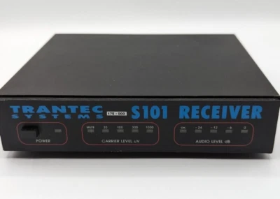 Trantec S101 Radio Microphone VHF Receiver used no power cable - Image 1 of 4
