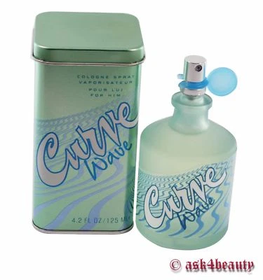 Curve Wave de Liz Claiborne 4,2 oz/125 ml Edc spray para hombres nuevo en caja Foto 1 de 2