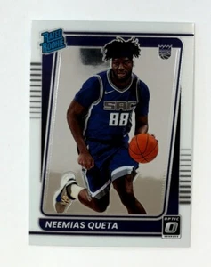 Donruss Optic #156 2021-22 Neemias Queta púrpura Sacramento Kings novato - Imagen 1 de 2