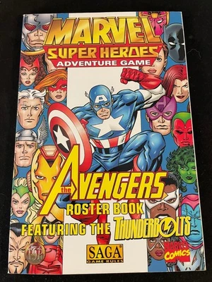 MARVEL SUPER-HEROES ADVENTURE GAME: AVENGERS ROSTER BOOK Trade Paperback - Image 1 of 2