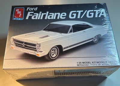 AMT/ERTL  1966 FORD FAIRLANE GT/GTA 1:25 SCALE MODEL KIT  #6926 NEW SEALED - Image 1 of 4