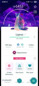 Gigantamax Lapras (Especial BG Cielos Oscuros) Pokémon Tr@de GO - Imagen 1 de 1
