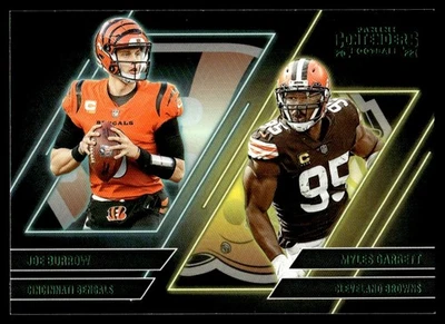 Joe Burrow / Myles Garrett Green #CS-BG 2022 Panini Contenders Series Cincinnati Foto 1 de 2