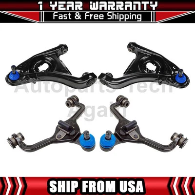 4 передних рычага управления Mevotech с шарниром подходят для Lincoln Town Car 1995-2002 годов выпуска - Изображение 1 из 4