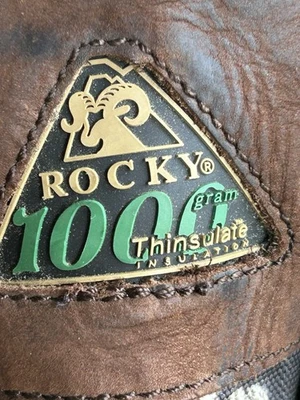 Rocky Utility Boot Waterproof 1000gram Thinsulate Camo/Leather  Mens  Size 12 - Image 1 of 4