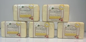 Bar Soap Honey Crisp Apple 8.8 oz By A La Maison. Lot Of 5 - Picture 1 of 7
