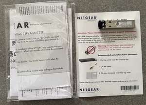 Oryginalne złącze NETGEAR AGM731F 850nm 1,25 GBd 1000Base-SX LC - Zdjęcie 1 z 3