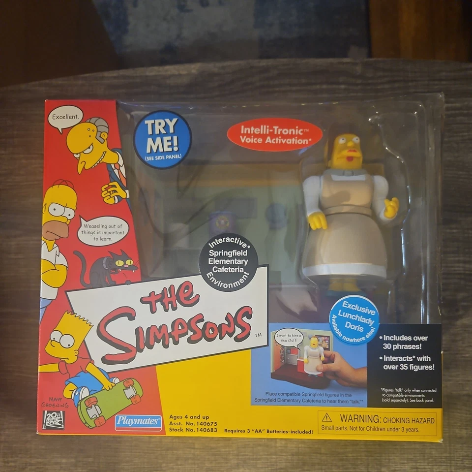 Los Simpson Springfield Elementary Cafetería Almuerzo Lady Doris WOS NUEVO SELLADO Foto 1 de 4