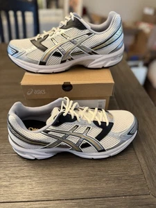 Size 13 - ASICS Gel 1130 Cream Black Silver - Picture 1 of 9