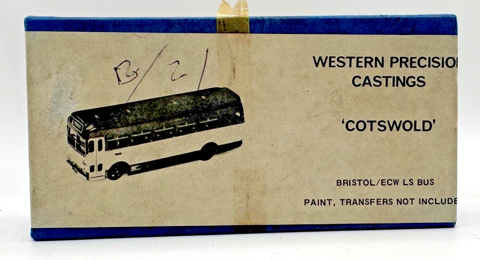 KIT BUS COTSWOLD MODELS BRISTOL LS ECW METAL BLANCO ESCALA 1-76 Foto 1 de 1