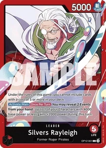 Silvers Rayleigh Legacy of the Master OP12-001 One Piece Card NM - Picture 1 of 1