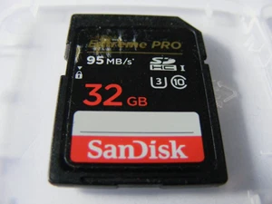 Scheda SDHC Extreme PRO Classe 10 32 GB/s (SDHC Extreme PRO 32 GB) SanDisk - Foto 1 di 1