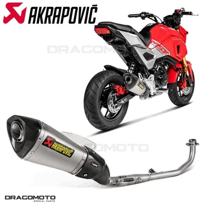 Escape completo HONDA MSX 125 / GROM 2019-2020 AKRAPOVIC RC S-H125R6-ASZT/1 Foto 1 de 4