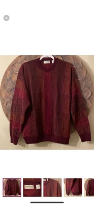 Suéter Norm Thompson Vintage Cuello Redondo Grande Foto 1 de 4