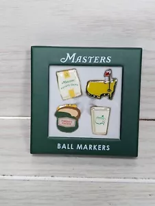 Masters golf Ball Markers Concessions 4 pack 2024 new - Picture 1 of 5