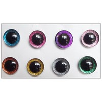 20x Glitzer Sicherheitsaugen Teddyaugen DIY Spielzeug Stofftiere Tier Bärenmache