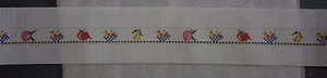 Julia handbemalter Nadelspitze Canvas Gürtel HP Obst bunt B-58 PS - Bild 1 von 4