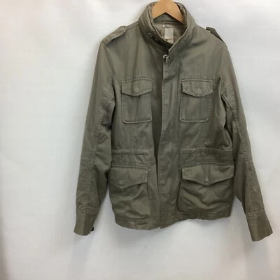 DIESEL MILITARY style Mens Jacket Khaki Hooded Size L - Image 1 of 4