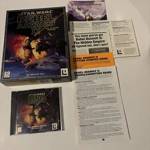 Star Wars Rebel Assault II The Hidden Empire PC LucasArts Big Box 1995 - Bild 1 von 11
