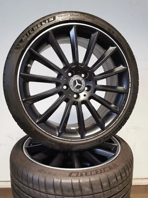 4 Sommerräder 245 35 ZR19 Mercedes Benz CLA-Coupe C118 19" Alufelgen AMG - Image 1 of 4