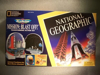 MISSION: BLAST OFF! Micro Machines Playset Nat. Geo. - Image 1 of 2