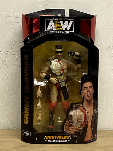 All Elite Wrestling Sammy Guevara Action Figure #92 Unrivaled Champions Series🔥 Cover