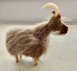 Vintage Folk Art Billy/Mountain Goat - Foto 1 di 6
