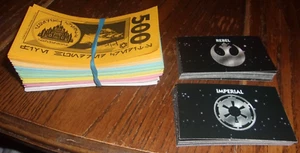 Star Wars Monopoly 1996 Limited Collectors Edition MONEY & REBEL/IMPERIAL CARDS - Picture 1 of 1