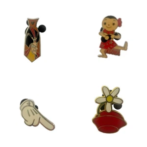Disney Trading Pins 4pc Mixed Lot Bundle Jafar Mickey & Minnie Mouse Small World - Picture 1 of 9