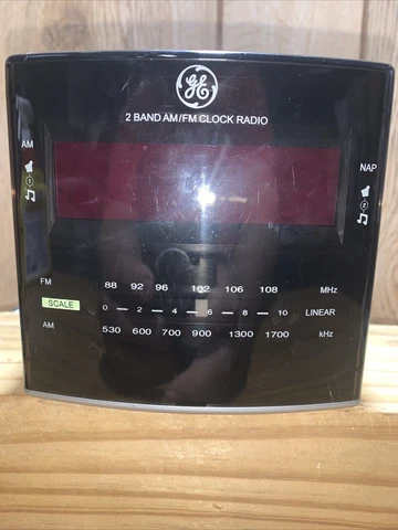 GE Clock Radio Model 7-4808A Cover