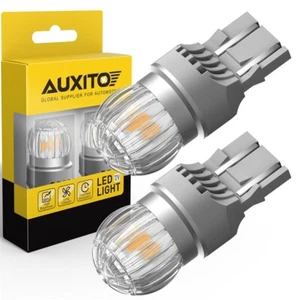 4pcs AUXITO 7443 7440 LED Turn SMD Signal Parking Amber Light Bulbs Bright EON - Imagen 1 de 11