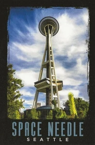 Postcard Washington State Seattle Space Needle MINT Unused  - Picture 1 of 1