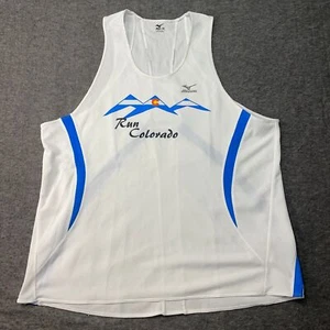 Boulder Running Co Shirt Men XL Mizuno Tank Top Athletic Running Sporty - Picture 1 of 8