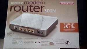 Sitecom 300N modem router wireless x3