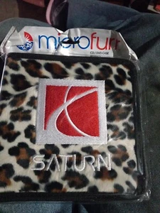 CD CASE SATURN LEOPARD PRINT 24 CD/DVD/PC./GAME DISC. - Picture 1 of 2