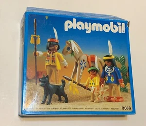 Vintage Playmobil 3396  Native  American Family Western Indian Theme - Picture 1 of 4