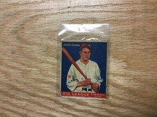 1933 Goudey Joe Cronin Washington Senators Card #63