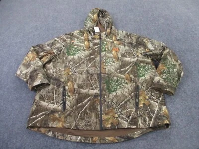 Realtree Jacket Men 2XL Camo Scent Factor Outdoor Hunting Logo Edge Heavy Coat - Image 1 of 4