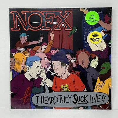 Nofx I Heard They Suck Live Euro Store Exclusive Edition Press Fat Wreck Chords - Image 1 of 4