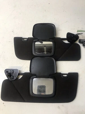 2005 - 2009 FORD MUSTANG GT SUNVISORS COUPE BLACK OEM FACTORY SUN VISORS LH RH - Image 1 of 4