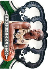 2018-19 Crown Royale #24 Khris Middleton Milwaukee Bucks NBA Basketball NM-MT