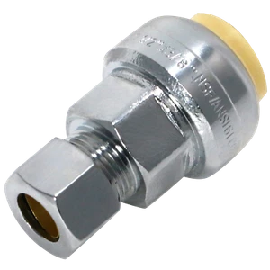 5 Pcs XFITTING OD Compression Adapter Push Fit 1/2" x 3/8", Push to Connect - Picture 1 of 5