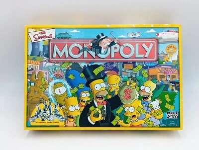 Monopoly The Simpsons Edition Board Game - Hasbro / Parker 2003 - Image 1 of 4